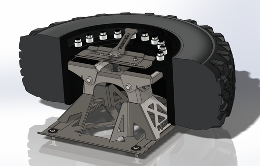 UNIVERSIAL SPARE TIRE CARRIER 1